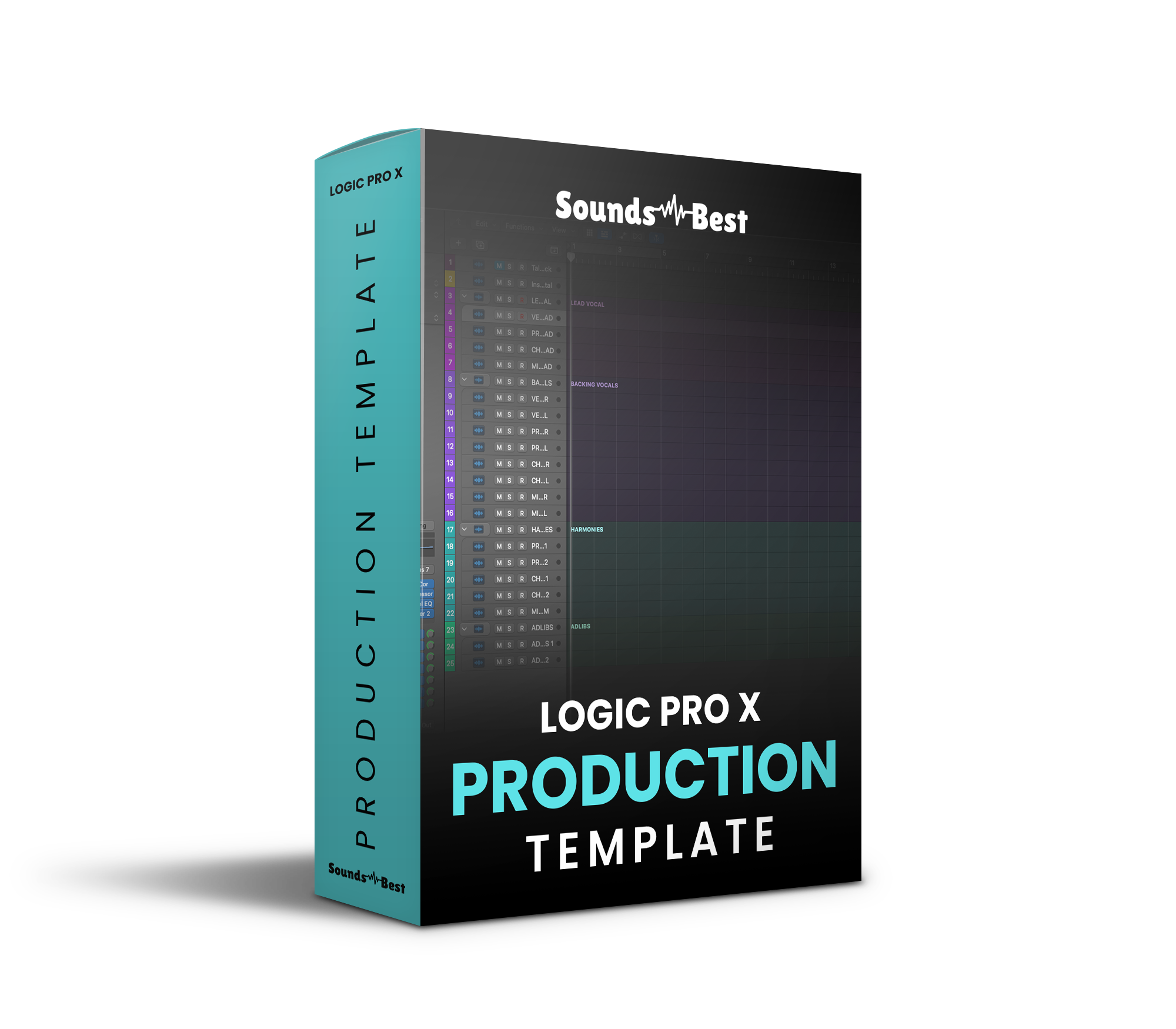 Music Production Template - Logic Pro X - sounds best