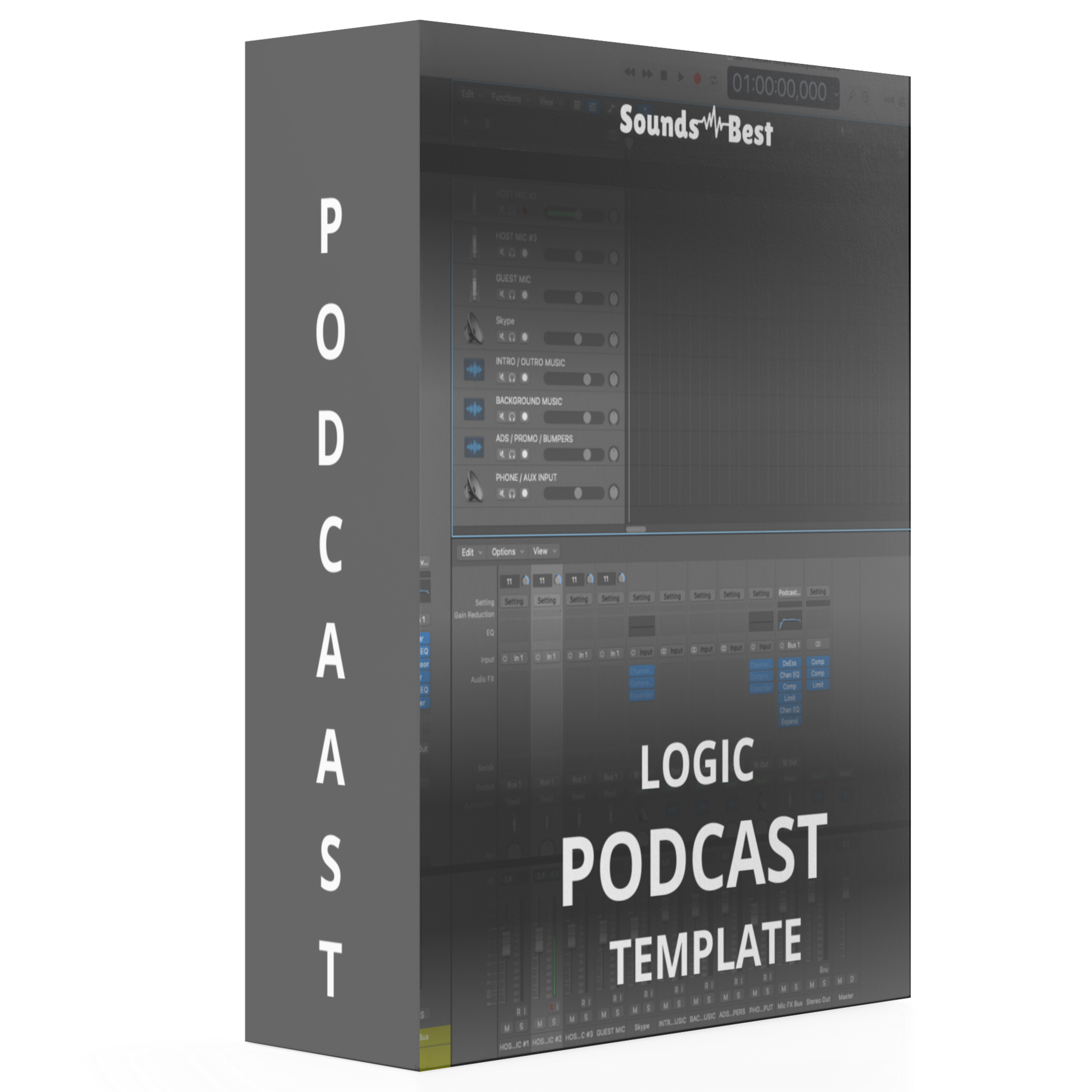 Podcast Template - logic pro