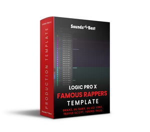 Logic Pro X Template Drake, Lil Baby, il Uzi, Travis Scott, Young Thug channel preset