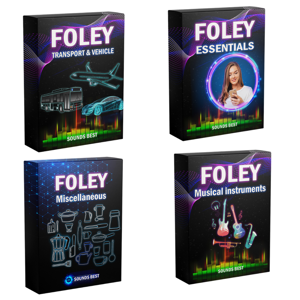 Foley Essentials - Bundle, Best sound effects & music for creators