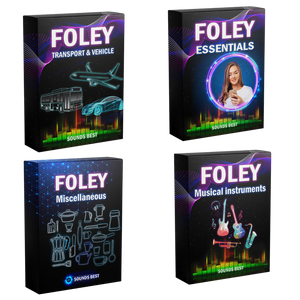 Foley Essentials - Bundle, Best sound effects & music for creators