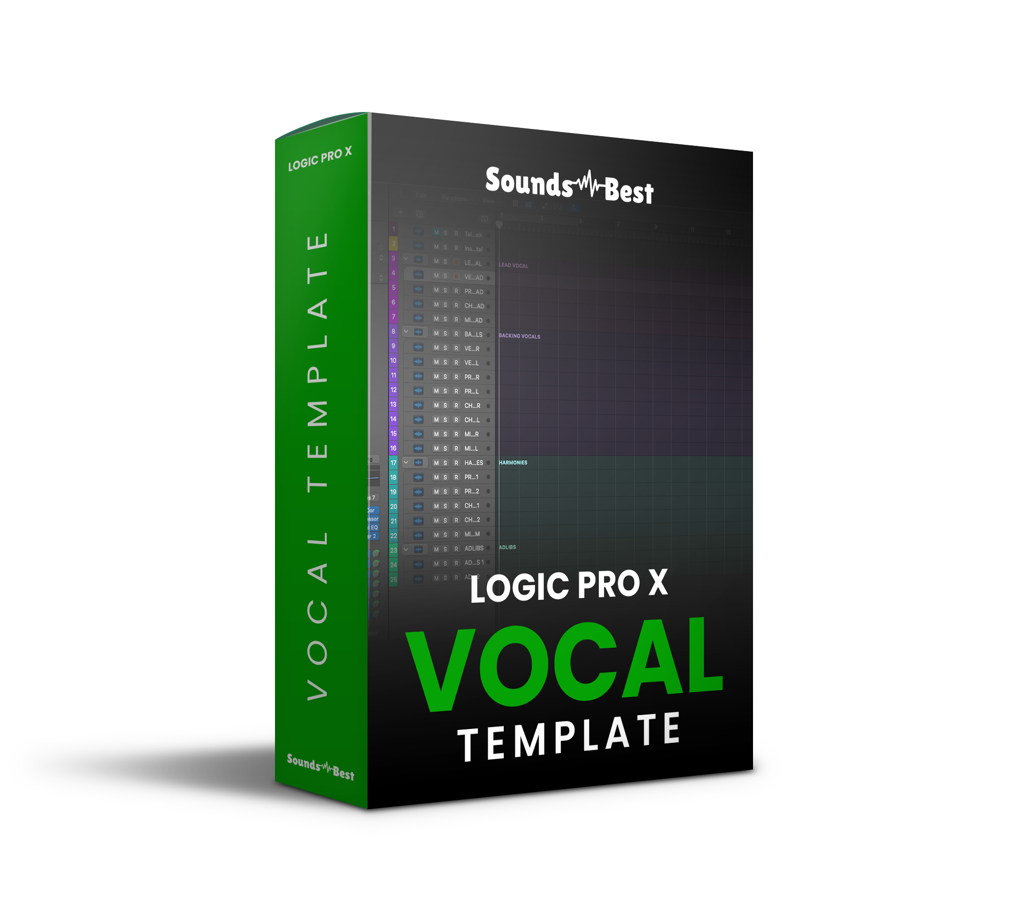 Vocal Template Logic Pro X Ready to Use