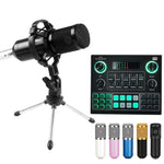 Load image into Gallery viewer, Full Set Podcaster kit with Condenser Microphone + Mixer Sound Card Live Broadcast, Best sound effects &amp; music for creators
