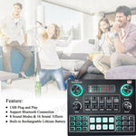 Load image into Gallery viewer, Full Set Podcaster kit with Condenser Microphone + Mixer Sound Card Live Broadcast, Best sound effects &amp; music for creators
