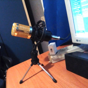 Full Set Podcaster kit with Condenser Microphone + Mixer Sound Card Live Broadcast, Best sound effects & music for creators