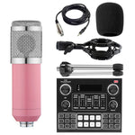 Load image into Gallery viewer, Full Set Podcaster kit with Condenser Microphone + Mixer Sound Card Live Broadcast, Best sound effects &amp; music for creators
