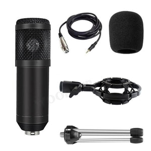 Full Set Podcaster kit with Condenser Microphone + Mixer Sound Card Live Broadcast, Best sound effects & music for creators